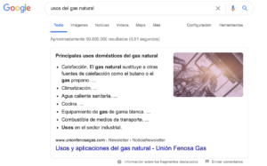 featured snippet