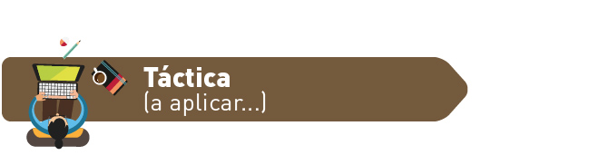 Táctica: estrategia de marketing