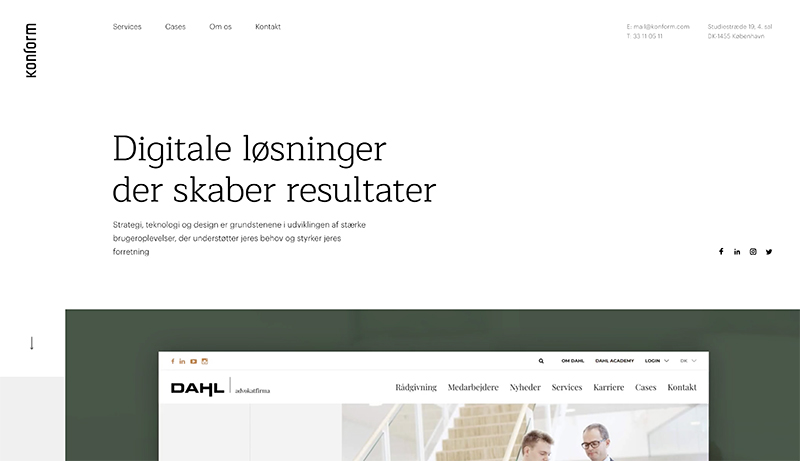 diseños de homepages