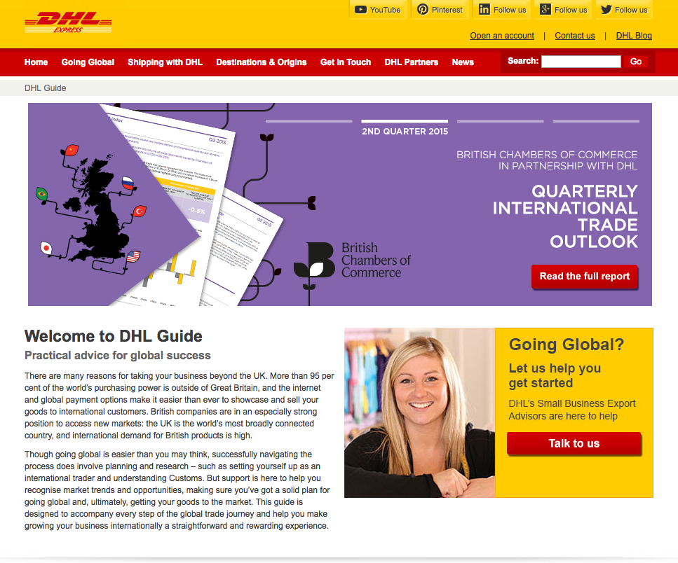 Guía de DHL